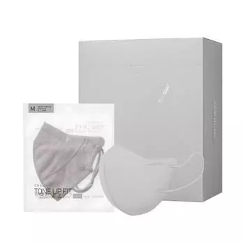 Charmzone Tone Up Fit Black Label Light Mask Fog Gray 10 sheets Fog gray small size 10 sheets