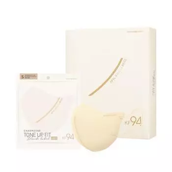 CHARMZONE Tone Up FIT Black Label Light KF94 Vanilla Beige 10 листов 10 large beige sheets