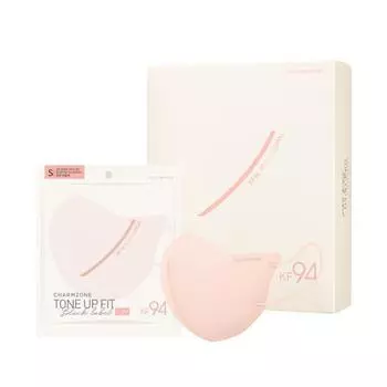 CHARMZONE Tone Up FIT Black Label Light KF94 персиково-коралловый 10 листов Coral medium size 10 sheets