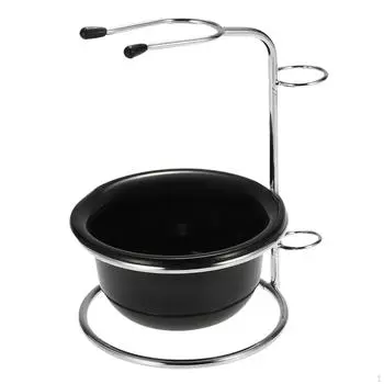 Чаша для бритья, кружка из нержавеющей стали, небьющаяся, портативная чашка для мыла для бритья, чашка для бритья, для чёрный