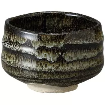 Чаша для матча Чаша для матча x Urushi Tenmoku Чайная церемония матча Керамика Чаша для матча Керамика Mino Ware Сделано в Японии Сетка для эля 12,5 H8,4 см