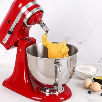 Чаша для смешивания из нержавеющей стали для миксеров KitchenAid Tilt-Head Stand объемом 4,5–5 кварты, большая