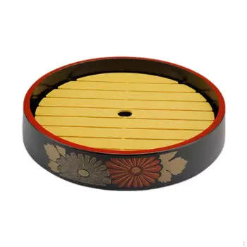 Чаша для сухого льда, тарелка для лосося, сервировка суши, стильное круглое декоративное сашими 33cm