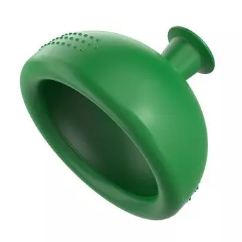 Чаша для удаления мокроты с функцией массажа, эргономичная, силиконовая, портативная, для ладони, чаша для сбора мокроты для пожилых людей, зеленая зелёный