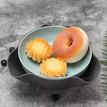 Чаша для закусок с ракушками и местом для хранения ракушек, двухслойная миска для орехов, съемные разделенные миски для закусок с мусорным баком