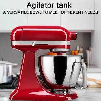 Чаша из нержавеющей стали, большая емкость для выпечки, легко моющееся ведро для смешивания для домашней кухни, пекарни серебряный