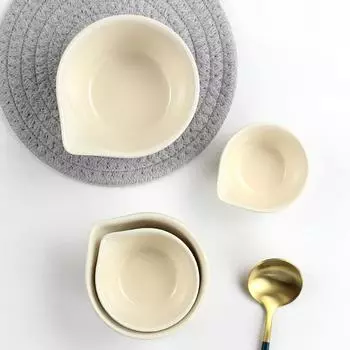 Чаша Миски Мерные Керамические Чашки Чашки Носик Кухня Выпечка Смешивание Десерт Рамекины Кувшин Соус Сервировка Фрукты Приготовление Суп Торт