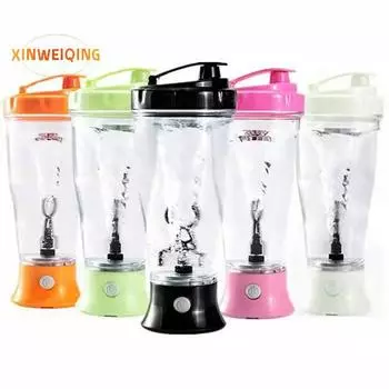 Чашка электрического миксера на 350 мл, тренировка одной кнопкой, герметичность, быстрое смешивание, модернизированная лопатка для перемешивания зелёный