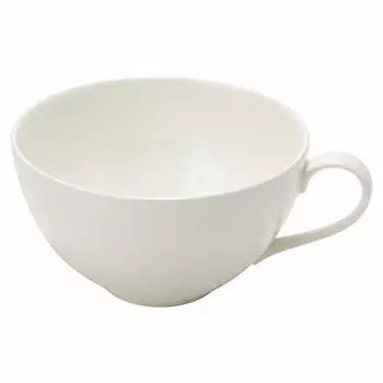 Чашка-блюдце Narumi 51799-2915, Sense Plain White, 11,2 жидких унций (330 куб.см) Капучино