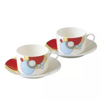 Чашка-блюдце Noritake 185 куб. см Frank Lloyd Wright Imperial 2 Bone China & (Парный набор) (Кофе чай) Р97282/4614