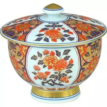 Чашка для чая Arita ware CtoC JAPAN с крышкой (накачка) 02-429722 красный
