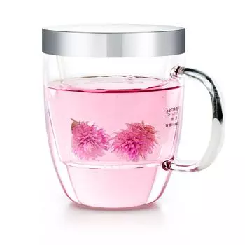 Чашка для чая из термостойкого стекла, чашка для зеленого чая с фильтром, простая чашка для чая, стеклянная чашка 360 мл