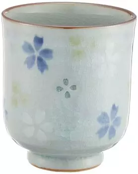 Чашка для чая Tenryu, изготовленная в стиле Хасами, диаметр 9 см, изображение цветка светлячка 130335 прибл. серый