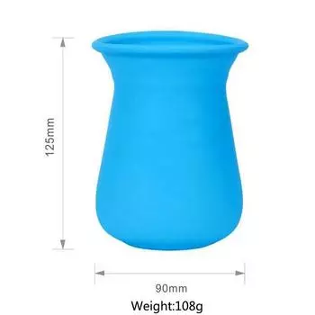 Чашка для чистки грязных лап собак и кошек, портативное силиконовое мягкое полотенце для чистки лап домашних животных, щетка для мытья лап собак синий