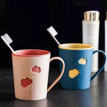 Чашка для чистки зубов Чашка для ополаскивания полости рта для двоих Чашка для зубной щетки Чашка для мытья Чашка для ополаскивания полости рта Бытовая