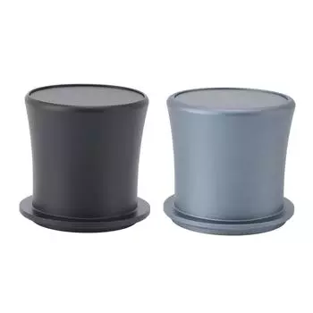 Чашка для дозирования кофе, антистатическая чашка для дозирования кофейного порошка из алюминиевого сплава для 51 мм, 53 мм, 54 мм, Porta Black