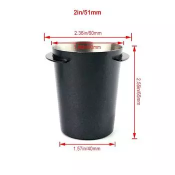 Чашка для дозирования кофе эспрессо, кофемашина коммерческого использования, измельчитель, приемник порошка, чашка для кофейного порошка из нержавеющей стали