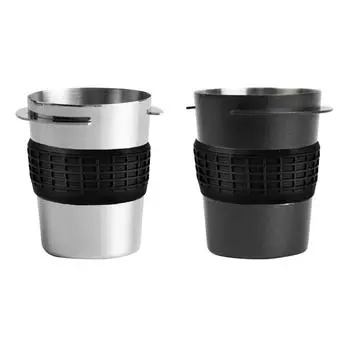 Чашка для дозирования кофе для дома, часть устройства подачи кофе, чашка для кофемашины, эспрессо-машина, инструменты бариста серебряный