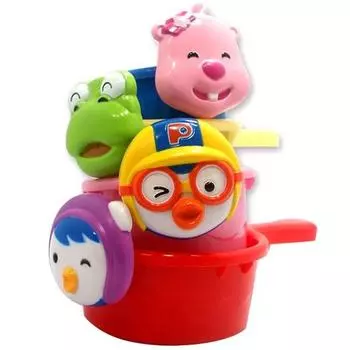 Чашка для душа Pororo, разные цвета, популярные корейские игрушки