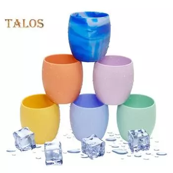 Чашка для льдогенератора, не содержит бисфенола А, ударопрочная, многоразовая, практичная, легко чистится, охлаждающая чашка для напитков, кухонные инструменты синий