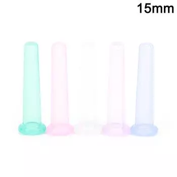 Чашка для лица, лица, глаз, силиконовые банки, вакуумная присоска, лифтинг-массаж, антивозрастной массаж 15MM