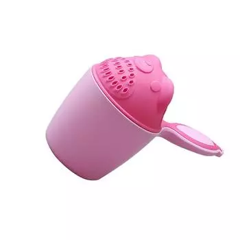 Чашка для мытья волос для детского душа, прочное и практичное решение, чашка для шампуня для детского душа, легко розовый