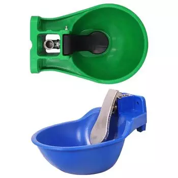 Чашка для поения крупного рогатого скота Автоматическая поилка для коров Большая емкость для крупного рогатого скота лошадей ослов зелёный