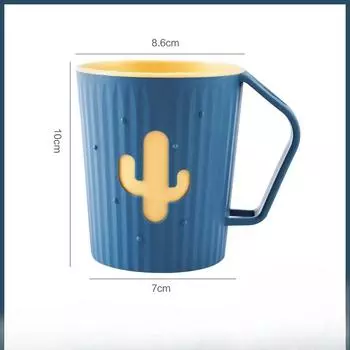 Чашка для полоскания рта Бытовая чашка для зубной щетки и чистки зубов Полка Детская чашка для полоскания рта и чистки зубов 301-400ml синий