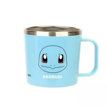 Чашка для посудомоечной машины Lilpang Pokemon, нержавеющая сталь, L, 1 шт, Squirtle