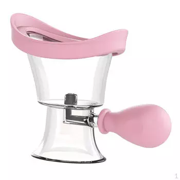 Чашка для промывания глаз Силиконовая шайба Прозрачный инструмент - рамка розовый