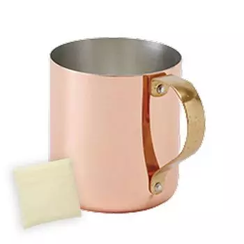 Чашка для саке Чистое зеркало Сделано в 929440 J-kitchens-SimpleBag Набор, Медь, Дизайн, 300 мл, Япония, №.