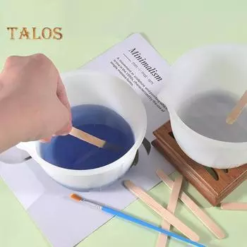 Чашка для смешивания на 600 мл, можно мыть в посудомоечной машине, легко чистить, портативная, прочная, силиконовая мерная чашка из эпоксидной смолы, принадлежности для хлебобулочных изделий прозрачный