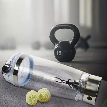 Чашка для смешивания с автоматической зарядкой через USB. Чашка молочного коктейля 600ML холодный белый