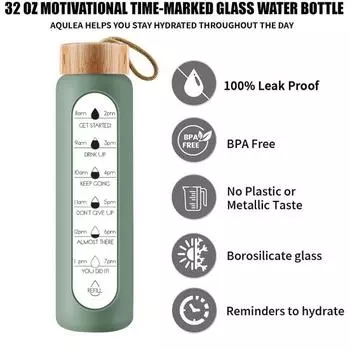 Чашка для сока BPA Free Leak Proof Long Lasting Practical Прочная структура Бутылка для воды с рукавом для офиса чёрный