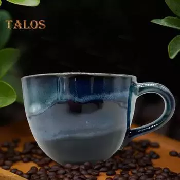 Чашка для воды с сюрпризом в виде колбасы, кружка ручной работы с необычным дизайном в виде колбасы, со скрытым сюрпризом, уникальная керамическая кружка для кофе, чая и многого другого, шутливый подарок для розыгрыша синий