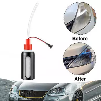 Чашка для восстановления фар автомобиля Портативные Автоаксессуары Нагрев Распыление Without Adapter