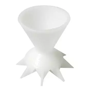 Чашка для заливки краской 7 воронок разделенная чашка для акриловой краски узор цветы чашка для заливки для жидкого искусства DIY аксессуары для рисования цветов белый