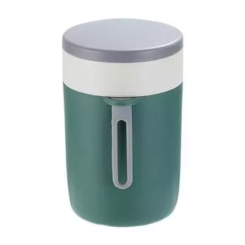 Чашка для завтрака с крышкой, герметичный вкладыш из нержавеющей стали, пищевой ланч-бокс, термопортативный, можно использовать в микроволновой печи L жёлтый