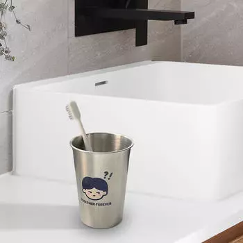 Чашка для зубной щетки для ванной комнаты, легко чистится, небьющаяся, для питья, для полоскания рта, для хранения щеток Boy