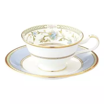 Чашка и блюдце Noritake (Кофе чай) 220cc Yoshino серый костяной фарфор Y59587/9983-6