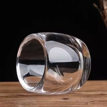 Чашка из хрустального стекла, Чашка из чистого натурального стекла, Негорячая рука, Персональная утолщенная чашка, Здравоохранение, Китайская чашка без свинца