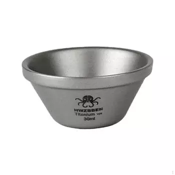 Чашка Кемпинг Пикник Барбекю Титан Путешествие Пеший туризм 30ml