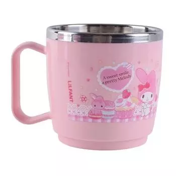 Чашка Lilpang Baby My Melody из нержавеющей стали для посудомоечной машины, маленькая MM6562, разные цвета, 1 шт., Популярные корейские товары для родителей