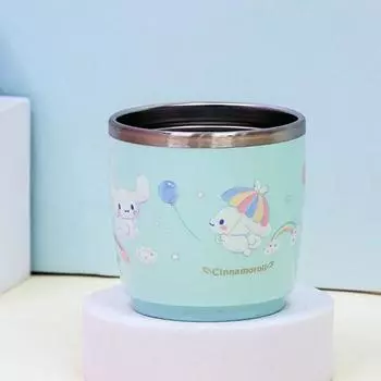 Чашка Lilpang Cinnamoroll для посудомоечной машины, нержавеющая сталь, 210 мл, разные цвета, 1 шт.