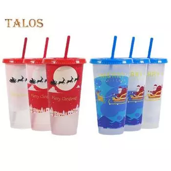 Чашка, меняющая цвет, обесцвечивание на воде для холодных напитков, износостойкая креативная летняя волшебная чашка, меняющая цвет для поездки One Size