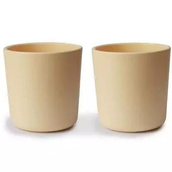 Чашка Moosh Baby 200мл, желтая, 2 шт.