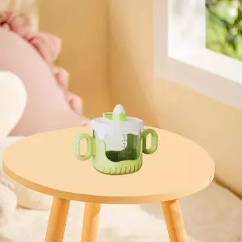 Чашка-непроливайка с героями мультфильмов, 10 унций, небьющийся силикон, не проливается, портативная, для тренировок с водой фиолетовый