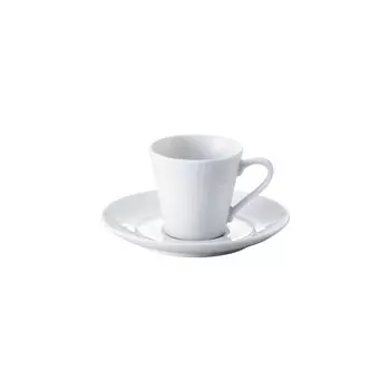 Чашка Noritake Demitasse 95 см3 из хвойного дерева, безопасна для микроволновой печи, пригодна для посудомоечной машины, 1 шт., белый тонкий фарфор (белый) 1708Л/90092С