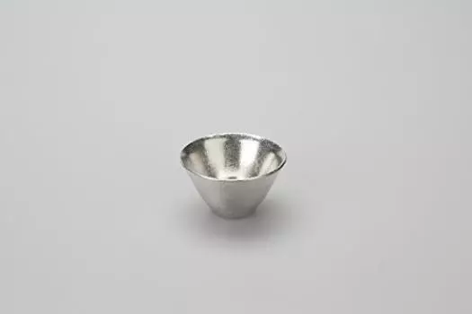 Чашка Nousaku Guinomi, традиционное ремесло Takaoka, настоящая банка, идеальный подарок - Kiki-2 серебряный