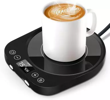 Чашка Рождество День рождения Напиток День рождения Кофе День рождения Рождество поставляется с Гравитацией Автоматическое питание Сохраняет Чашку Напитки как Нагревание Для Подарка Для Теплее, чёрный